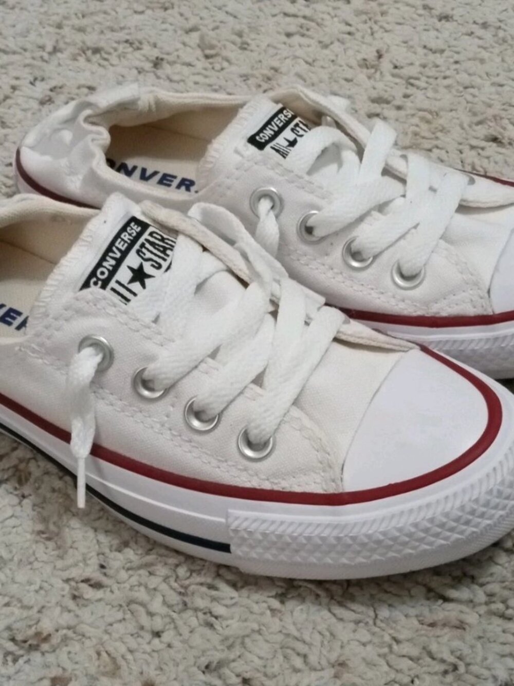 Converse Shoes Womens 6.5 Chuck Taylor All Star Shoreline Sneakers White 537084F